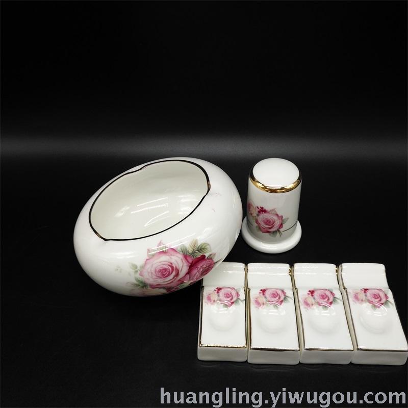 Ceramic tableware porcelain bowl set Jingdezhen China ceramic bowl disc wholesale