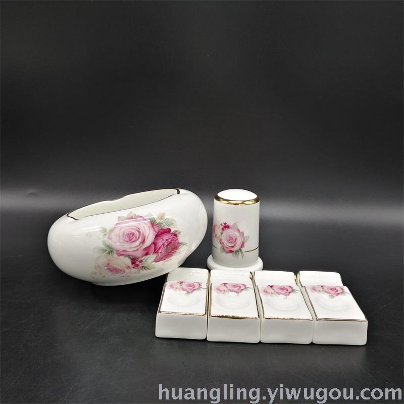 Ceramic tableware porcelain bowl set Jingdezhen China ceramic bowl disc wholesale