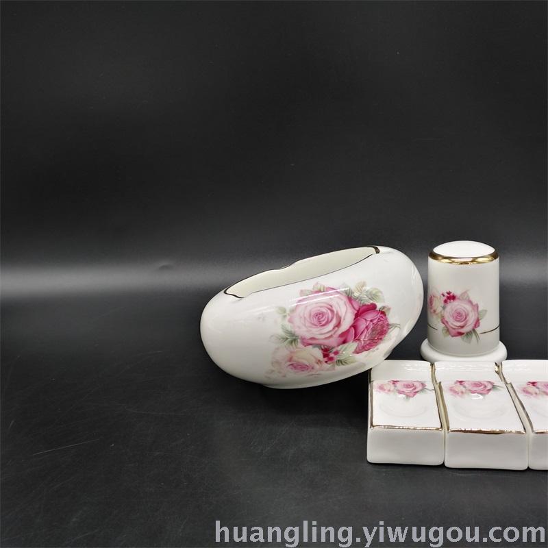 Ceramic tableware porcelain bowl set Jingdezhen China ceramic bowl disc wholesale