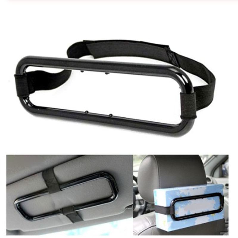 Automotive Sun Louver Back Tissue Box Cover Car Interior Hanging Tissue Box Frame Vehicle Tissue Holder