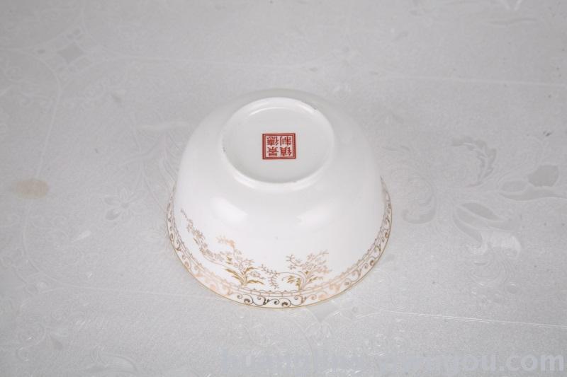 Jingdezhen ceramic bowl bowl gift set bowl bowl bone china tableware