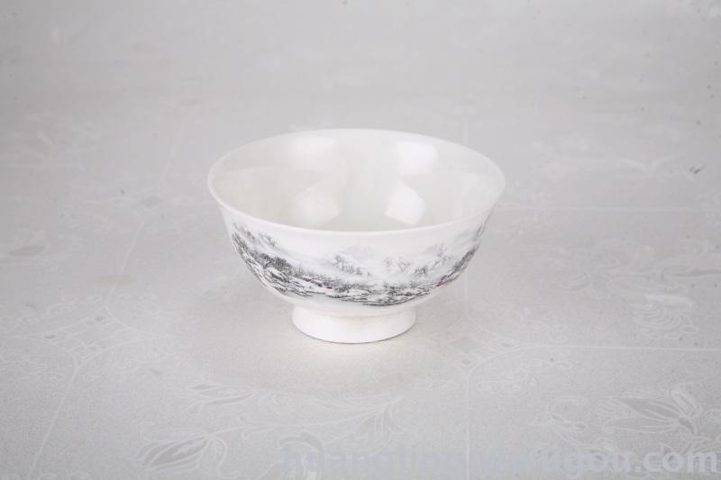 Jingdezhen ceramic bowl bowl gift set bowl bowl bone china tableware