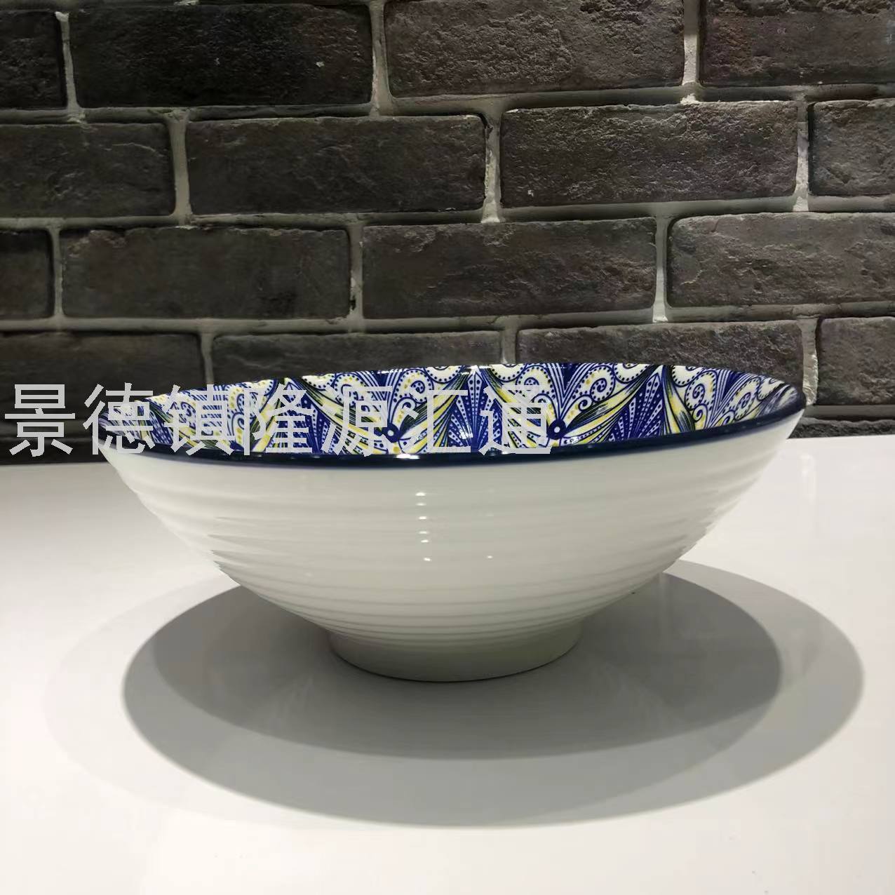 Dinner Plate Ceramic Plate Baking Plate Dim Sum Plate Ceramic Bowl Rice Bowl Rice Bowl Promotion Gift Bowl Jingdezhen