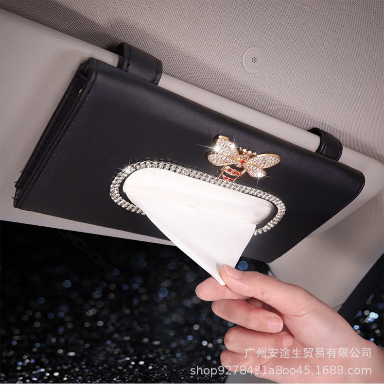 Diamond Swan Car Sunshade Tissue Box Tissue Box for Car Camellia Hanging Crown Tissue Box Daisy Diamond Swan Car Sunshade Tissue Box Tissue Box for Car Camellia Hanging Crown Tissue Box Daisy