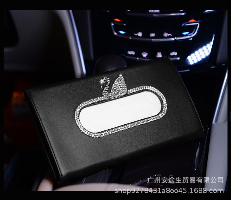 Diamond Swan Car Sunshade Tissue Box Tissue Box for Car Camellia Hanging Crown Tissue Box Daisy Diamond Swan Car Sunshade Tissue Box Tissue Box for Car Camellia Hanging Crown Tissue Box Daisy