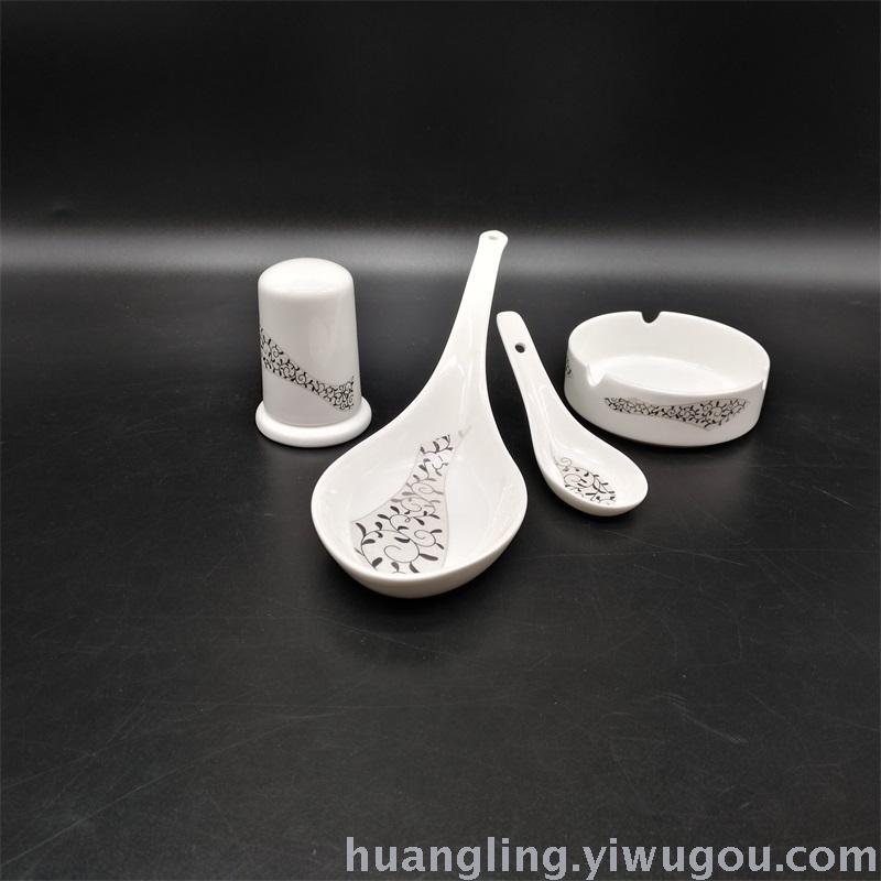 Tableware Set Bowl Hotel Ceramic Restaurant Bowl Jingdezhen Ceramics