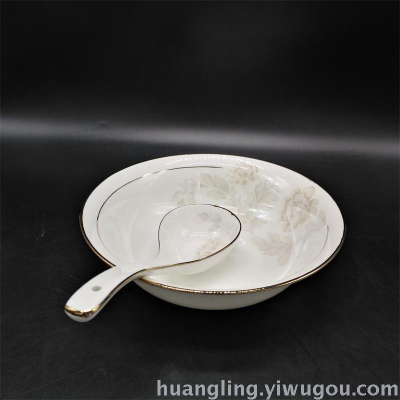 Tableware Set Bowl Hotel Ceramic Restaurant Bowl Jingdezhen Ceramics