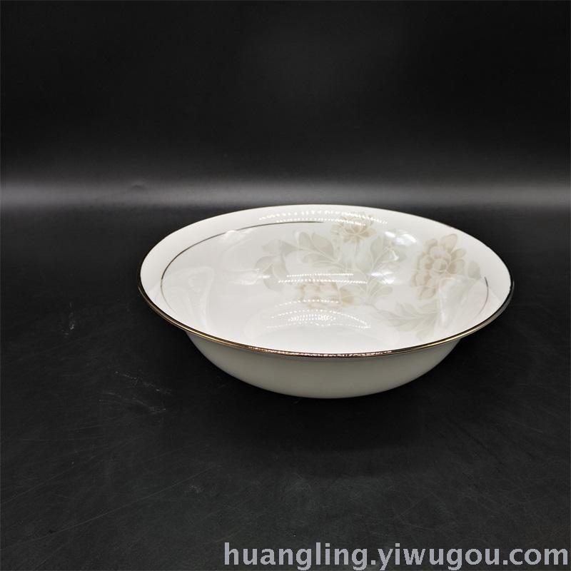 Tableware Set Bowl Hotel Ceramic Restaurant Bowl Jingdezhen Ceramics