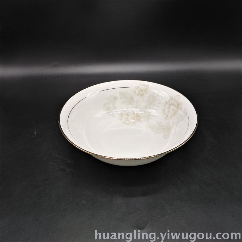 Tableware Set Bowl Hotel Ceramic Restaurant Bowl Jingdezhen Ceramics