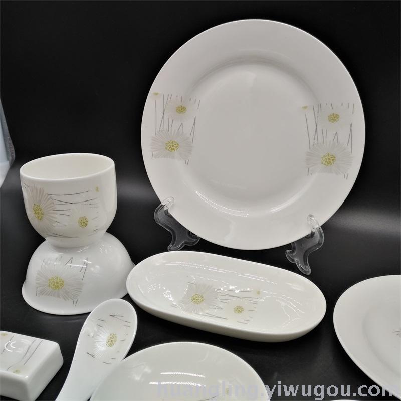 Tableware Set Bowl Hotel Ceramic Restaurant Bowl Jingdezhen Ceramics