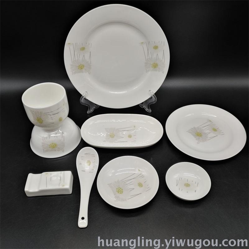 Tableware Set Bowl Hotel Ceramic Restaurant Bowl Jingdezhen Ceramics