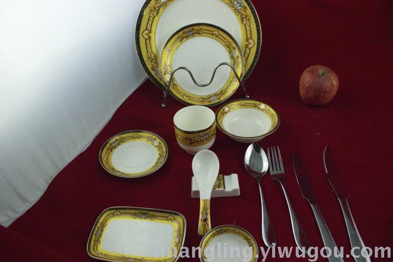 Tableware Set Bowl Hotel Ceramic Restaurant Bowl Jingdezhen Ceramics
