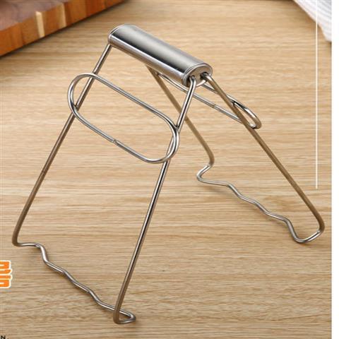 Stainless Steel Steaming Clip Plate Clamp Disc Bowl Clip Anti-Scald Non-Slip Casserole Steaming Dish Bowl Clip Kitchen Tools