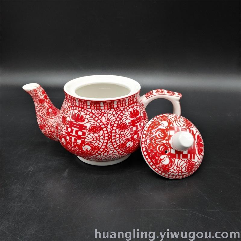 Wedding gifts red bowl bowl ceramic bowl bowl