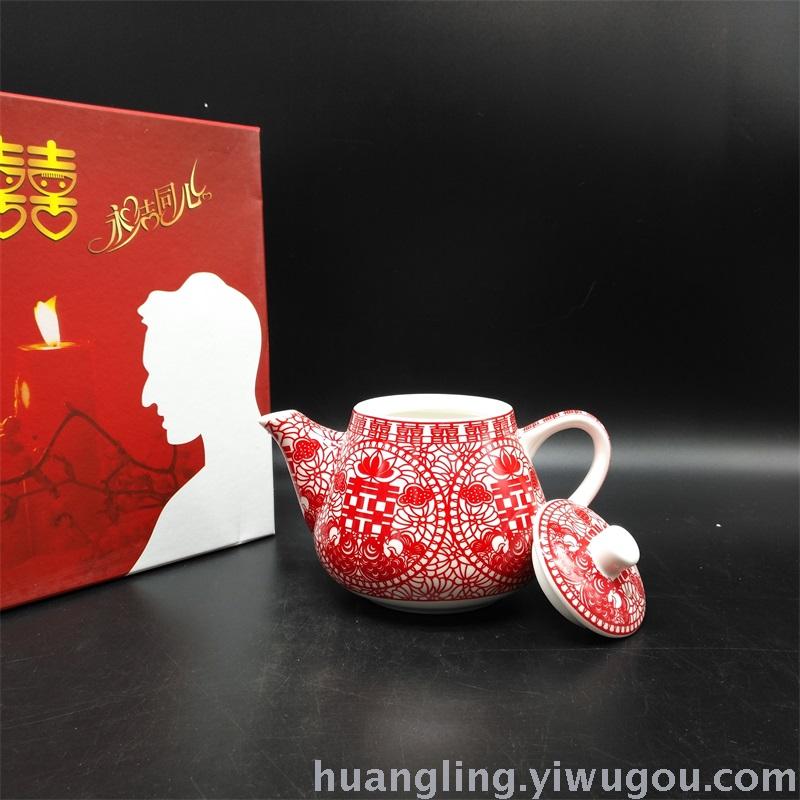 Wedding gifts red bowl bowl ceramic bowl bowl
