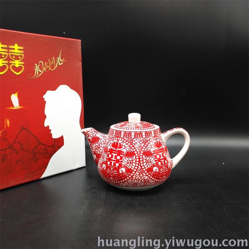 Wedding gifts red bowl bowl ceramic bowl bowl