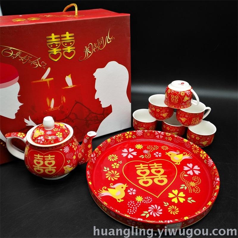 Wedding gifts red bowl bowl ceramic bowl bowl
