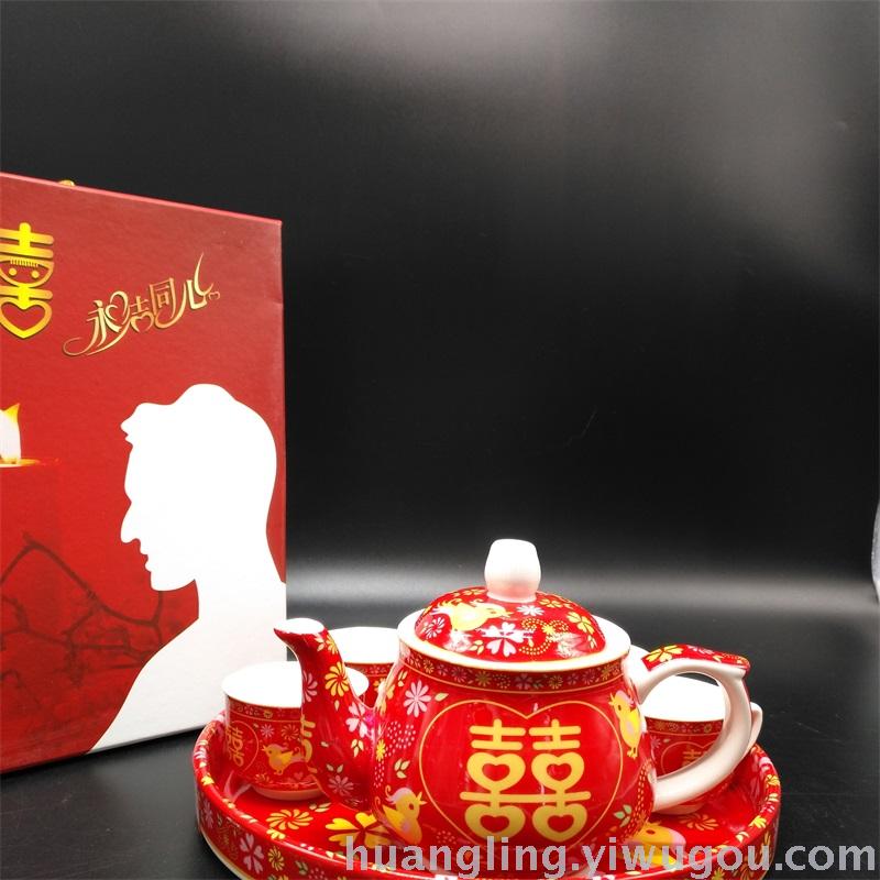 Wedding gifts red bowl bowl ceramic bowl bowl