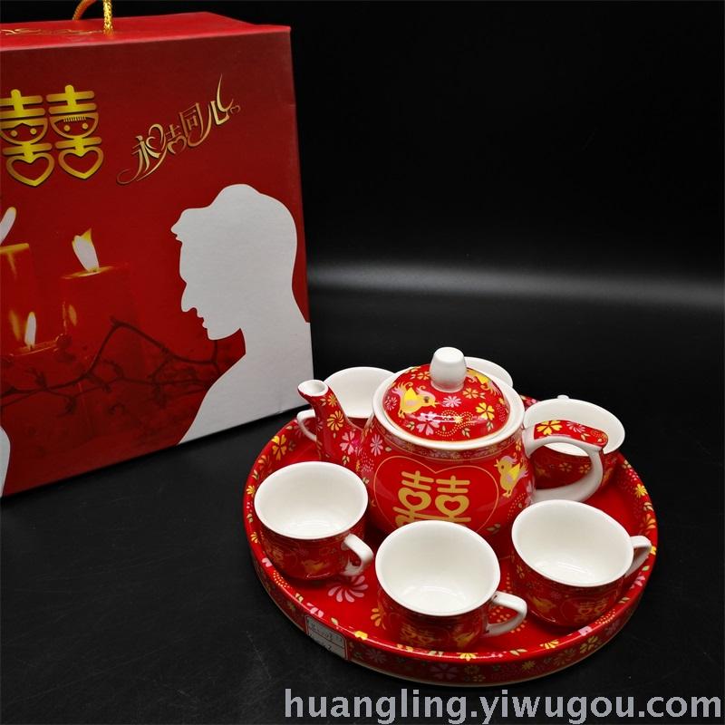 Wedding gifts red bowl bowl ceramic bowl bowl