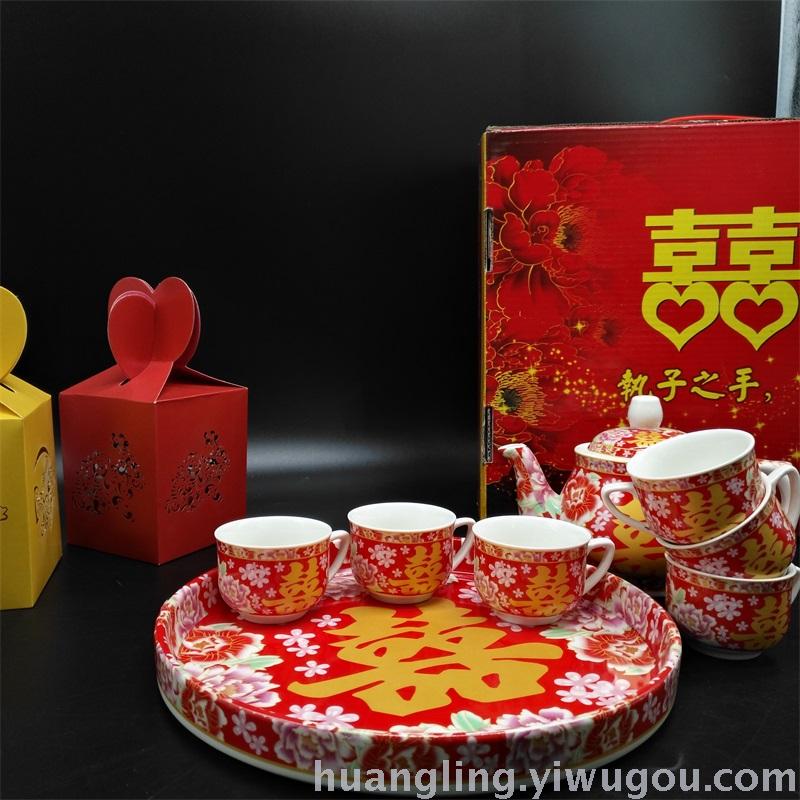 Wedding gifts red bowl bowl ceramic bowl bowl