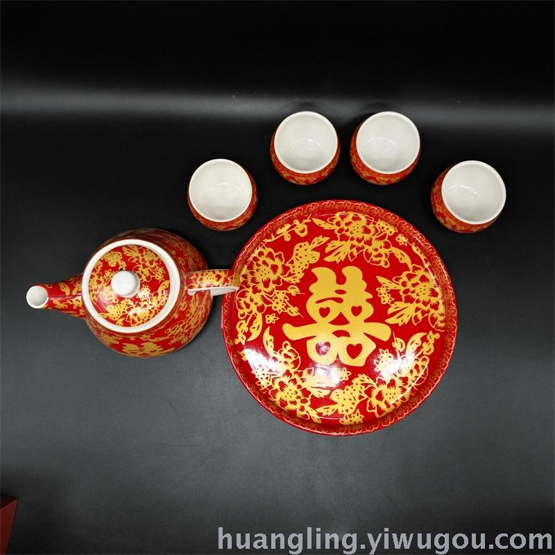 Wedding gifts red bowl bowl ceramic bowl bowl