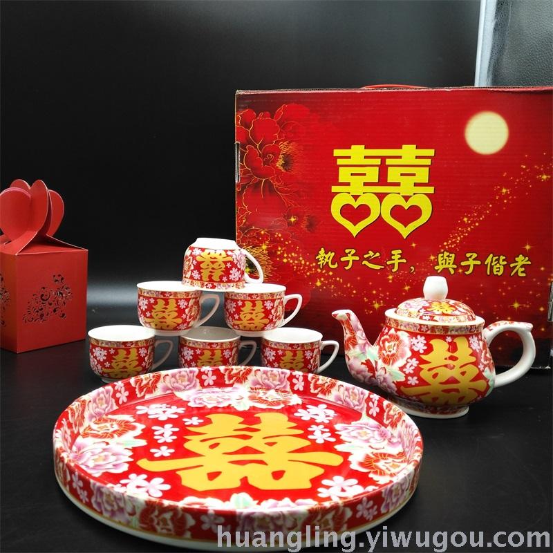 Wedding gifts red bowl bowl ceramic bowl bowl
