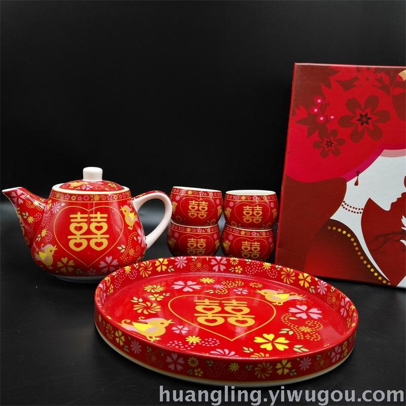 Wedding gifts red bowl bowl ceramic bowl bowl