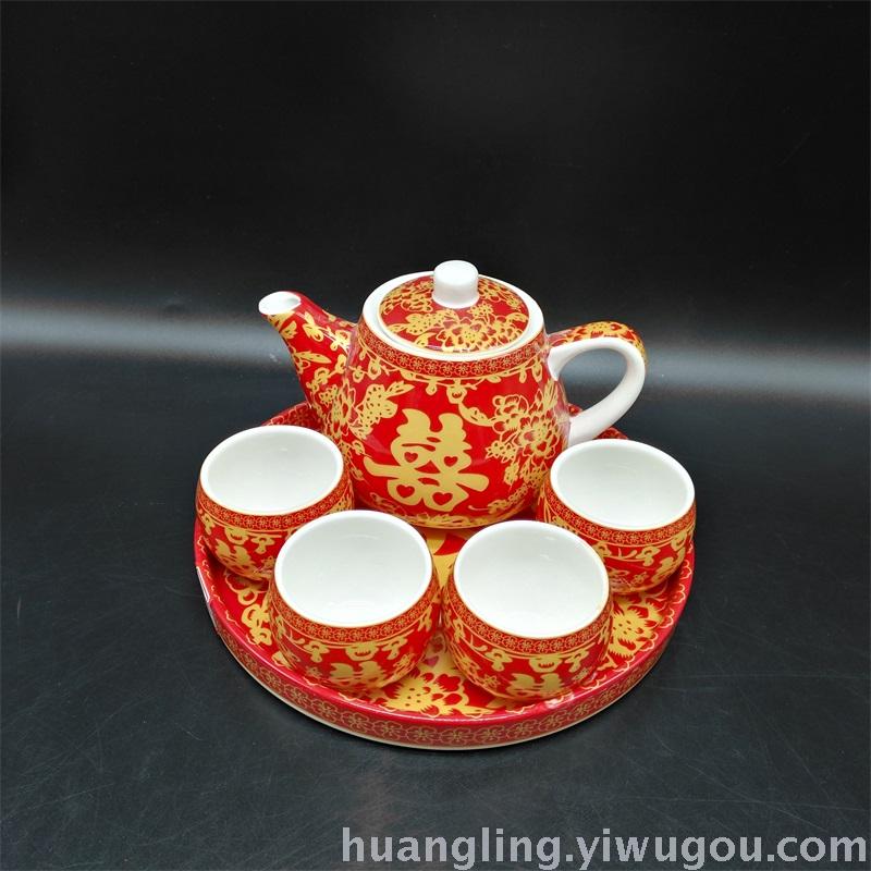 Wedding gifts red bowl bowl ceramic bowl bowl