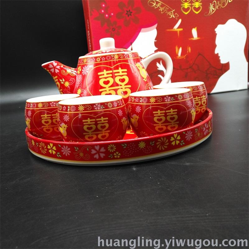 Wedding gifts red bowl bowl ceramic bowl bowl
