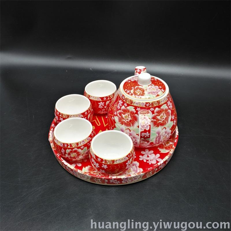 Wedding gifts red bowl bowl ceramic bowl bowl