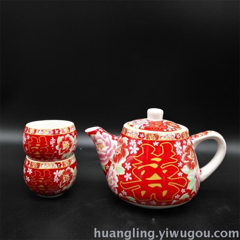 Wedding gifts red bowl bowl ceramic bowl bowl