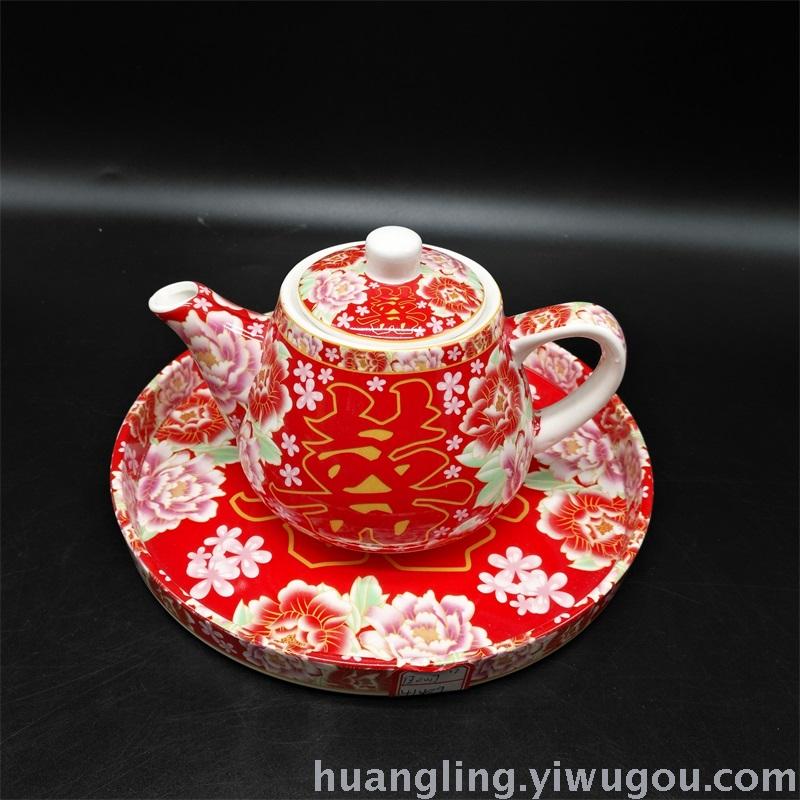 Wedding gifts red bowl bowl ceramic bowl bowl
