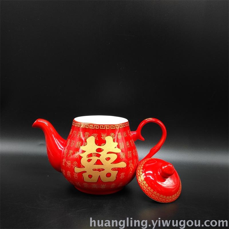 Wedding gifts red bowl bowl ceramic bowl bowl