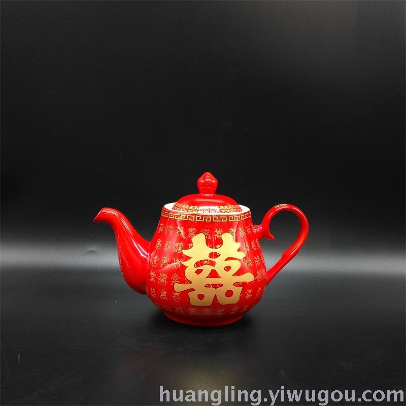 Wedding gifts red bowl bowl ceramic bowl bowl