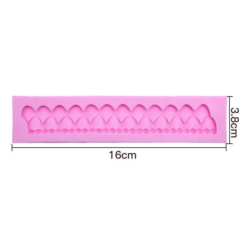 Fence Fence shaped baking cake mold sugar mold chocolate edge silicone mold baking appliance