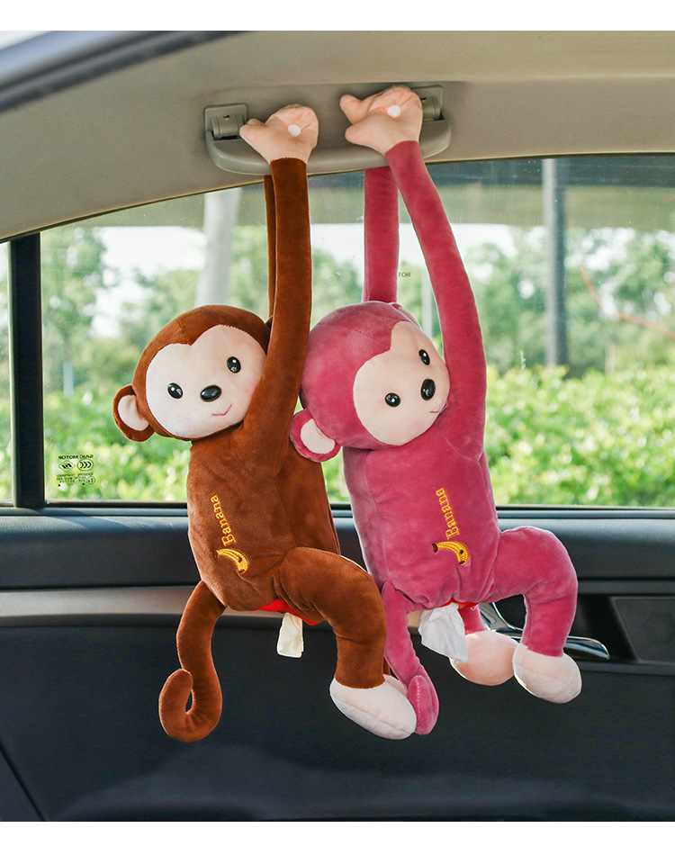 Car Leather Monkey Hanging Tissue Box Douyin Online Influencer Car Tissue Box Car Tissue Dispenser Cute Car Car Leather Monkey Hanging Tissue Box Douyin Online Influencer Car Tissue Box Car Tissue Dispenser Cute Car