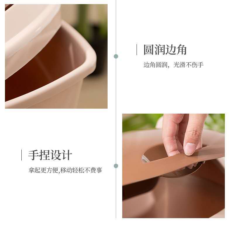 Flip Trash Can Large Rectangle with Lid Trash Can Bedroom and Toilet Paper Basket Kitchen Innovative Garbage Basket Flip Trash Can Large Rectangle with Lid Trash Can Bedroom and Toilet Paper Basket Kitchen Innovative Garbage Basket