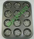 Cake Pan 2 cups of heart-shaped cake mold mould muffin cups cake mould 12 cakes 12 head Cup cake mould 12 hole cake mold