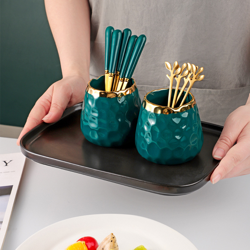 Stainless Steel Fruit Fork Home Use Set Fruit Toothpick Dessert Fork Cake Fork Light Luxury Stirring Spoon Creative Dessert Spoon