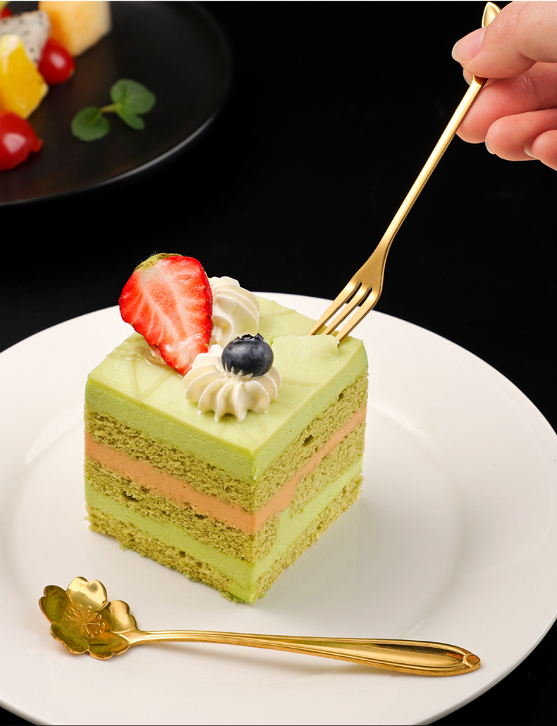 Stainless Steel Fruit Fork Home Use Set Fruit Toothpick Dessert Fork Cake Fork Light Luxury Stirring Spoon Creative Dessert Spoon Stainless Steel Fruit Fork Home Use Set Fruit Toothpick Dessert Fork Cake Fork Light Luxury Stirring Spoon Creative Dessert Spoon