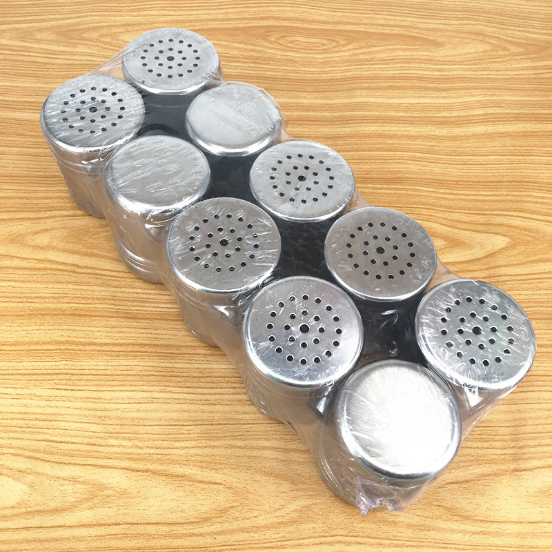 Stainless Steel Seasoning Bottle Toothpick Bottle Pepper Jar Seasoning Jar Multi-Purpose Jar Two Yuan Store Stall Supply Wholesale
