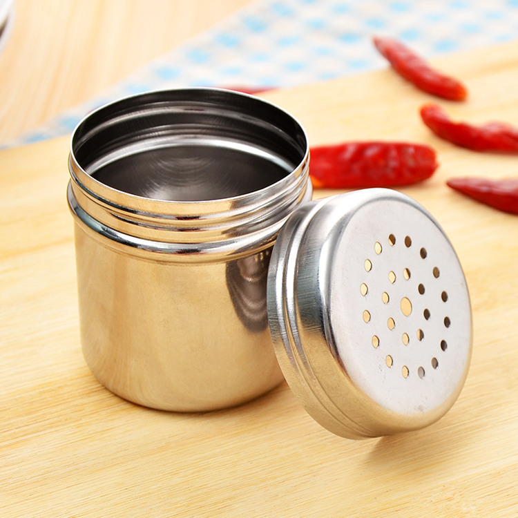Stainless Steel Seasoning Bottle Toothpick Bottle Pepper Jar Seasoning Jar Multi-Purpose Jar Two Yuan Store Stall Supply Wholesale