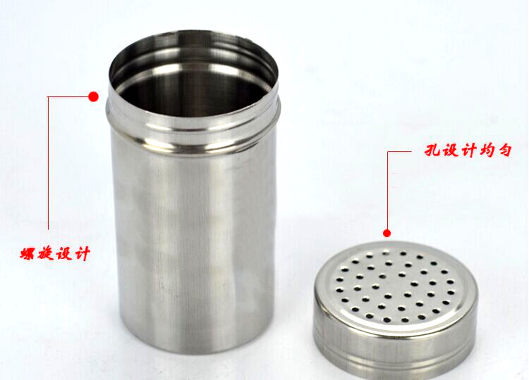 Stainless Steel Seasoning Bottle Toothpick Bottle Pepper Jar Seasoning Jar Multi-Purpose Jar Two Yuan Store Stall Supply Wholesale