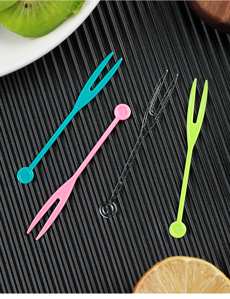 Fork Individually Packaged Transparent Plastic Small Fork Cake Fork Dessert Fork Household Fruit Toothpick Plug Fork Individually Packaged Transparent Plastic Small Fork Cake Fork Dessert Fork Household Fruit Toothpick Plug