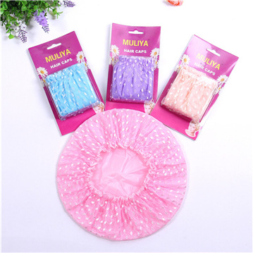 Factory Direct Sales Hot Sale Lace Jacquard Card Shower Cap Material Comfortable Environmental Protection Home BATH ESSENTIAL Factory Direct Sales Hot Sale Lace Jacquard Card Shower Cap Material Comfortable Environmental Protection Home BATH ESSENTIAL