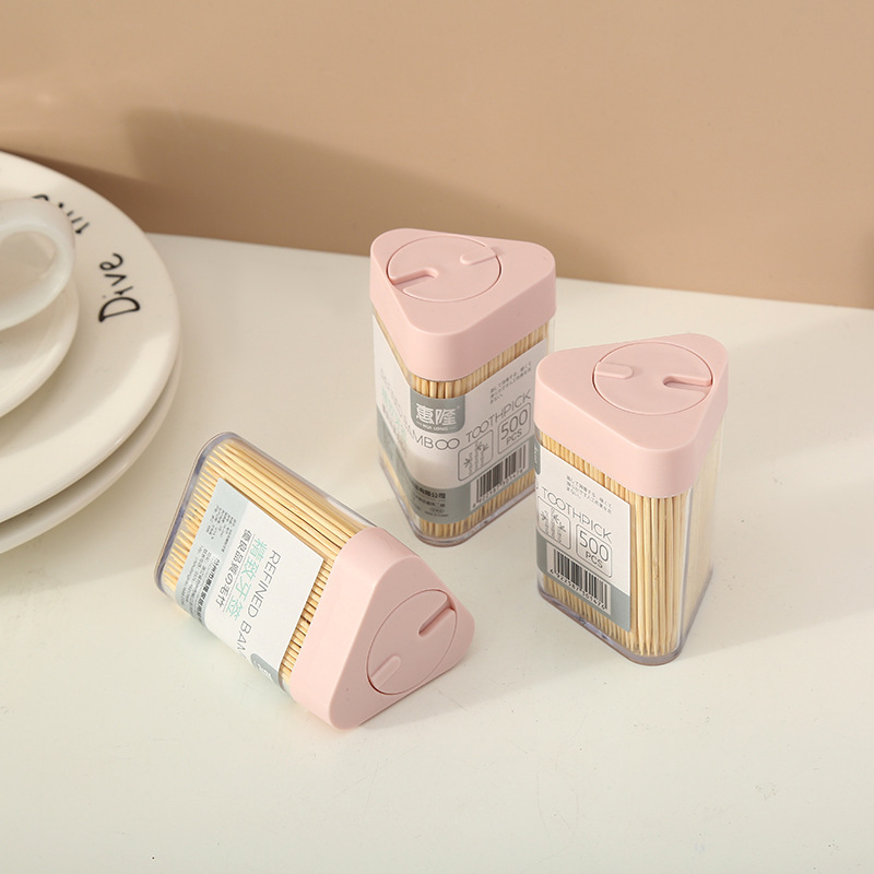 Huilong Boxed Household Natural Environmental Protection Bamboo Toothpick Disposable Double-Headed Portable Toothpick Artifact Wholesale Huilong Boxed Household Natural Environmental Protection Bamboo Toothpick Disposable Double-Headed Portable Toothpick Artifact Wholesale