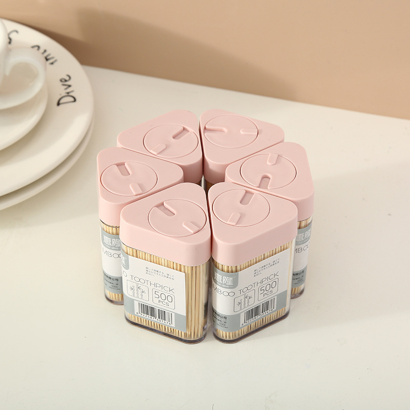 Huilong Boxed Household Natural Environmental Protection Bamboo Toothpick Disposable Double-Headed Portable Toothpick Artifact Wholesale Huilong Boxed Household Natural Environmental Protection Bamboo Toothpick Disposable Double-Headed Portable Toothpick Artifact Wholesale