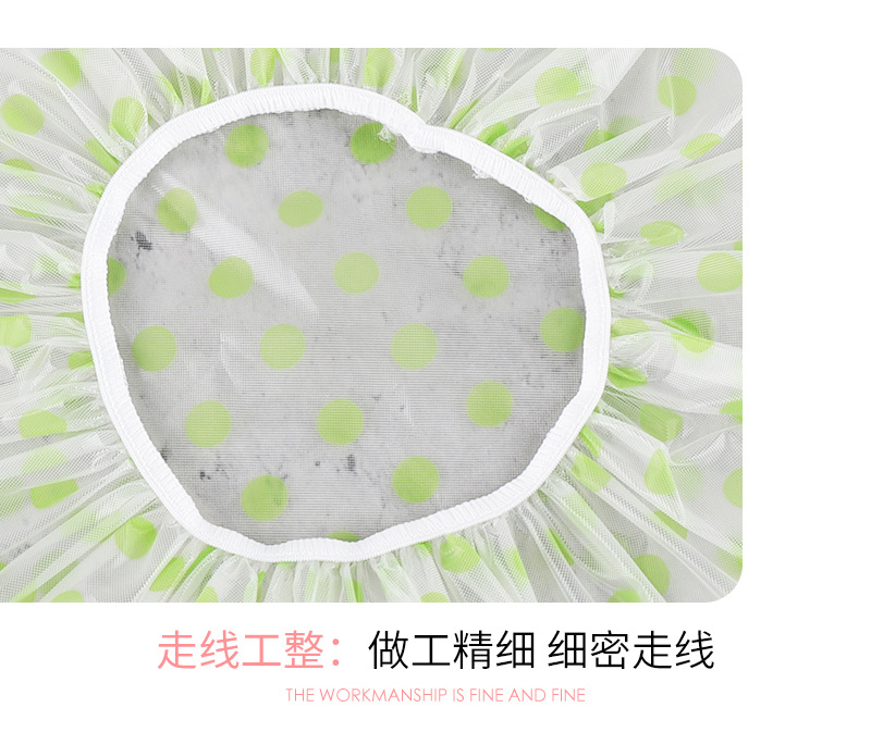 Color Polka Dot Piping Shower Cap Eva Oil-Proof Dustproof Adult Shower Cap Bath Bath Shower Cap Color Polka Dot Piping Shower Cap Eva Oil-Proof Dustproof Adult Shower Cap Bath Bath Shower Cap