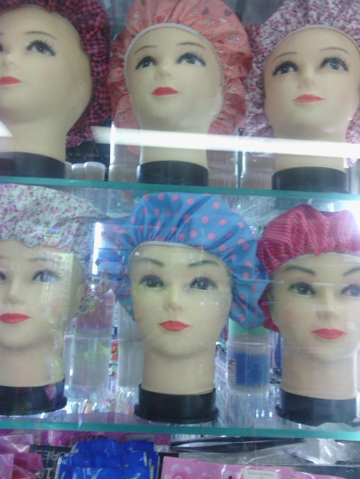 Factory direct color fabric shower Cap Factory direct color fabric shower Cap