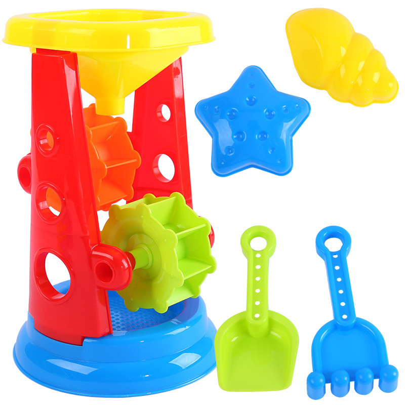Beach Toy Sand Playing Large Hourglass Amusement Park Cassia Seed Sand Pool White Sand Matching Toy Shovel Sand Digging Tool